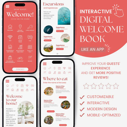 Airbnb Welcome Book Template - BNB GUIDES + Special Gift For You🎁